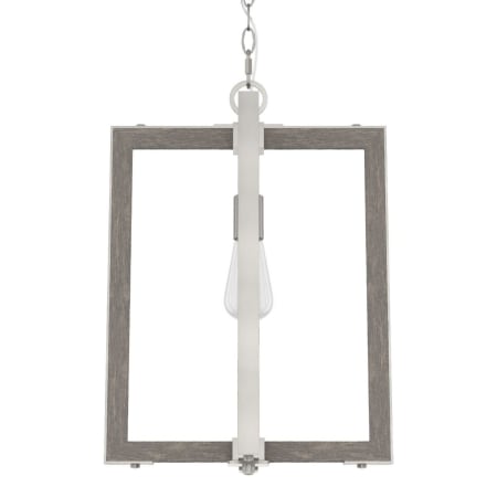 Hunter Woodburn 14" Wide Pendant Brushed Nickel