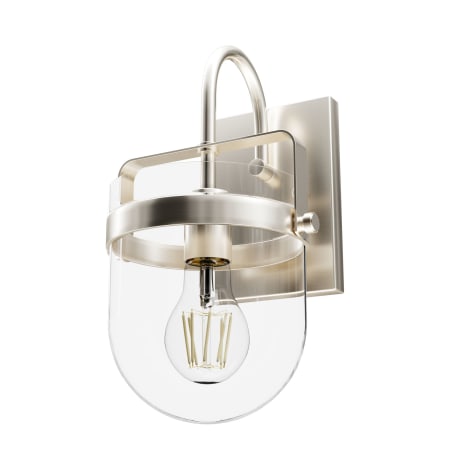 Hunter Karloff 13" Tall Wall Sconce Brushed Nickel