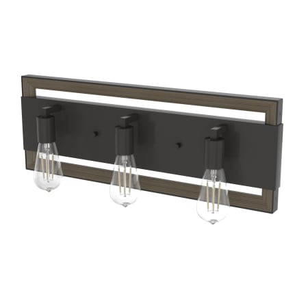 Hunter Woodburn 3 Light 25" Wide Vanity Light Noble Bronze