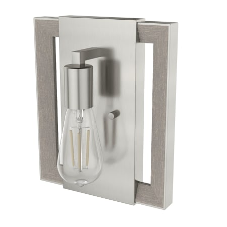 Hunter Woodburn 11" Tall Bathroom Sconce Brushed Nickel