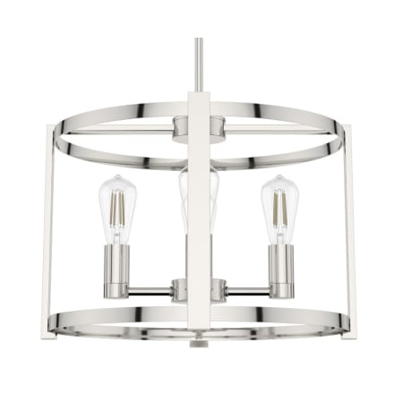 Hunter Astwood 4 Light 18" Wide Pendant Polished Nickel