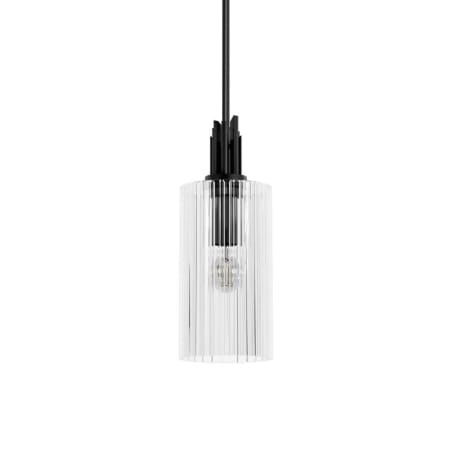 Hunter Gatz 6" Wide Mini Pendant Matte Black