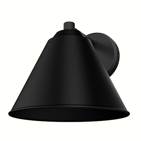 Hunter Aeronaut 9" Tall Outdoor Wall Sconce Matte Black
