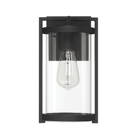 Hunter Astwood 12" Tall Outdoor Wall Sconce Matte Black