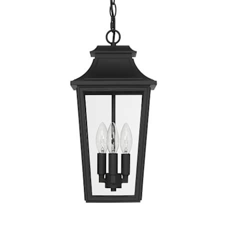 Hunter Spring Cove 3 Light 8" Wide Outdoor Multi Light Pendant Matte Black