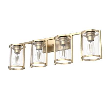 Hunter Astwood 4 Light 8" Wide Vanity Light Alturas Gold