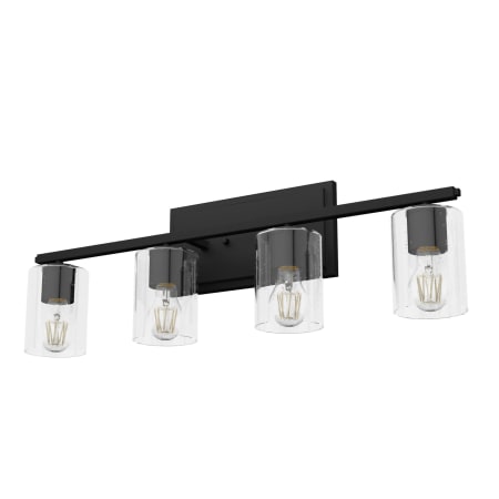 Hunter Kerrison 4 Light Vanity Light with Shades Natural Iron