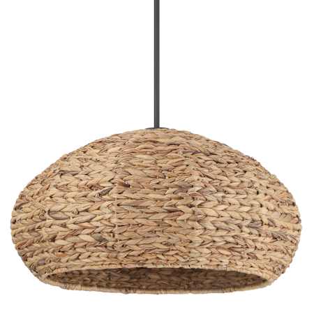 Hunter Cambria 3 Light 24" Wide Pendant Seagrass / Matte Black