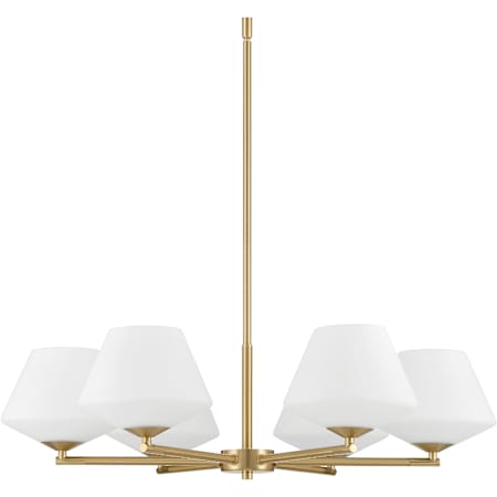 Hunter Celestial Valley 6 Light 29" Wide Chandelier Alturas Gold