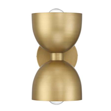 Hunter Erling 2 Light 10" Tall Wall Sconce Luxe Gold