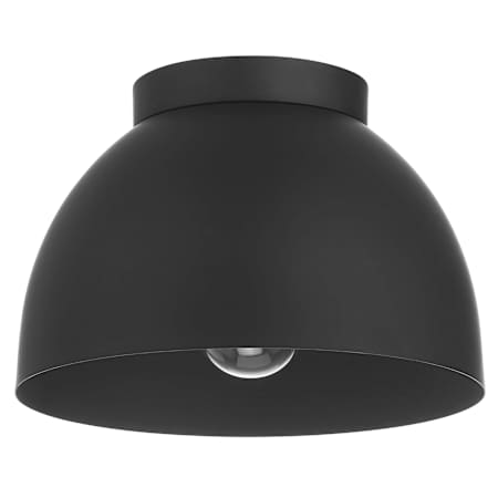 Hunter Erling 10" Wide Flush Mount Ceiling Fixture Matte Black