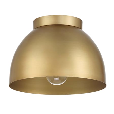 Hunter Erling 10" Wide Flush Mount Ceiling Fixture Luxe Gold