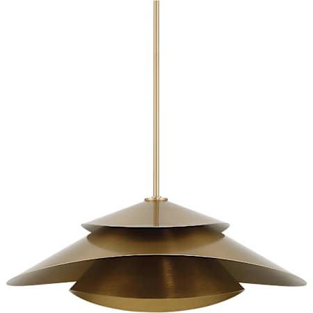 Hunter Hiro 24" Wide Pendant Alturas Gold