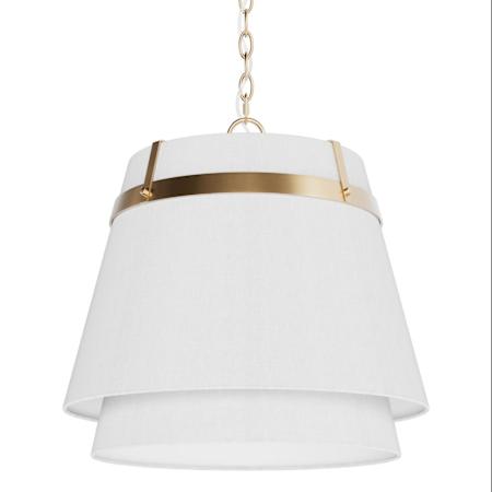 Hunter Ada Lee 18" Wide Pendant Alturas Gold