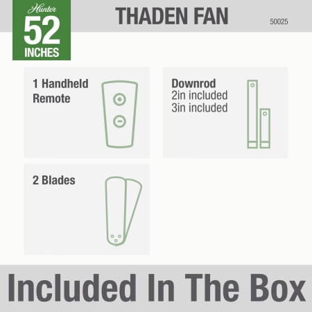 Hunter Thaden 52 Included in Box