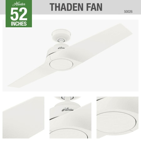 Hunter 50026 Ceiling Fan Details