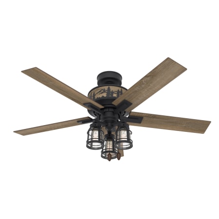 Hunter Vista 52" 5 Blade LED Indoor Ceiling Fan Natural Iron