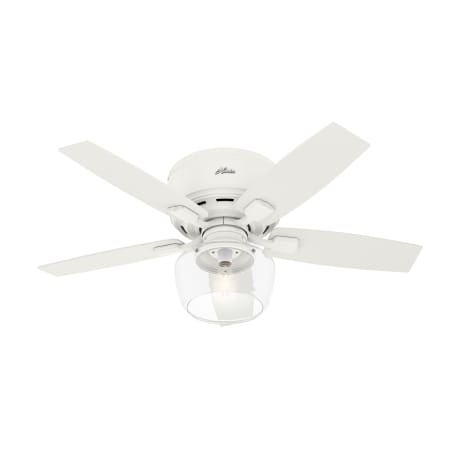Hunter Bennett 44" 5 Blade LED Indoor Ceiling Fan with Remote Control Matte White