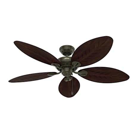 Hunter Bayview 54" 5 Blade Indoor Ceiling Fan Provencal Gold