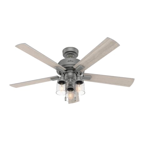 Hunter Hartland 52" 5 Blade LED Indoor Ceiling Fan Matte Silver