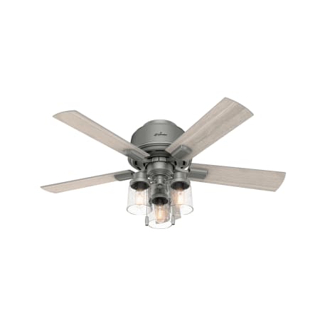 Hunter Hartland 44" 5 Blade LED Indoor Ceiling Fan Matte Silver