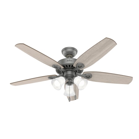 Hunter Builder 52" 5 Blade LED Indoor Ceiling Fan Matte Silver