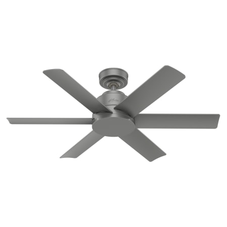 Hunter Kennicott 44" 6 Blade Indoor / Outdoor Ceiling Fan with Wall Control Matte Silver