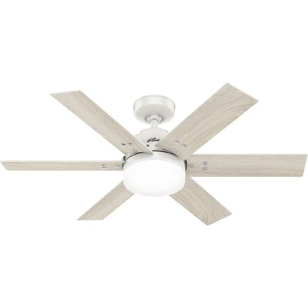 Hunter Pacer 44" 6 Blade LED Indoor Ceiling Fan with Remote Control Fresh White