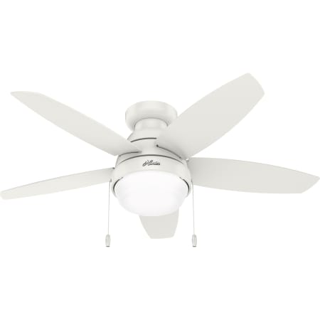 Hunter Lilliana 44" 5 Blade LED Indoor Ceiling Fan Fresh White
