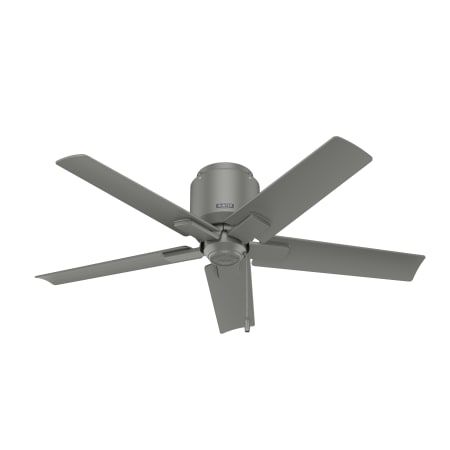 Hunter Terrace Cove 44" 5 Blade Indoor / Outdoor Ceiling Fan Matte Silver
