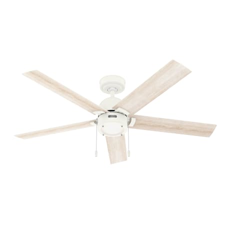 Hunter Erling 52" 5 Blade Indoor LED Ceiling Fan Matte White