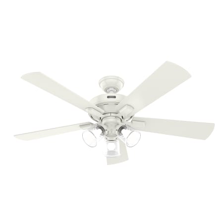 Hunter Crestfield 52" 5 Blade LED Indoor Ceiling Fan Fresh White