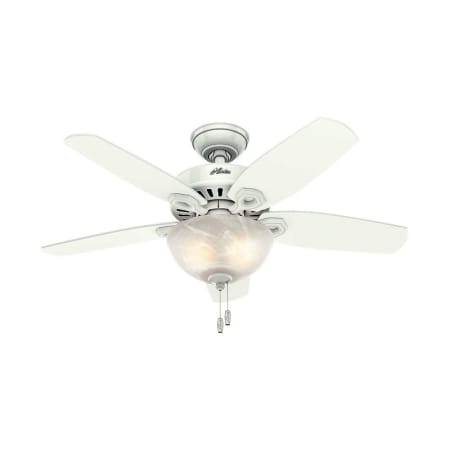 Hunter 42" Indoor Ceiling Fan - 5 Reversible Blades and LED Light Kit Included Snow White