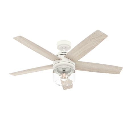 Hunter Margo 52" 5 Blade Indoor LED Ceiling Fan Textured White