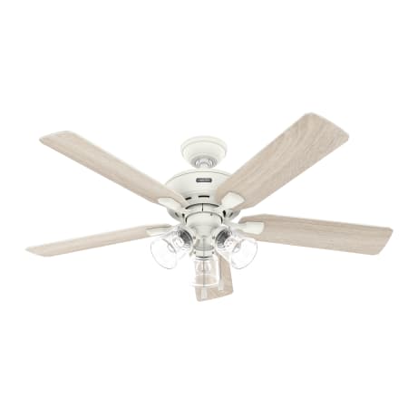 Hunter Rosner 52" 5 Blade Indoor LED Ceiling Fan Matte White