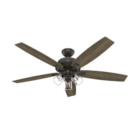 Hunter Dondra 60" 5 Blade Indoor LED Ceiling Fan Noble Bronze
