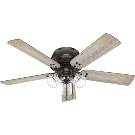 Hunter Shady Grove 52" 5 Blade Hugger Indoor LED Ceiling Fan Noble Bronze