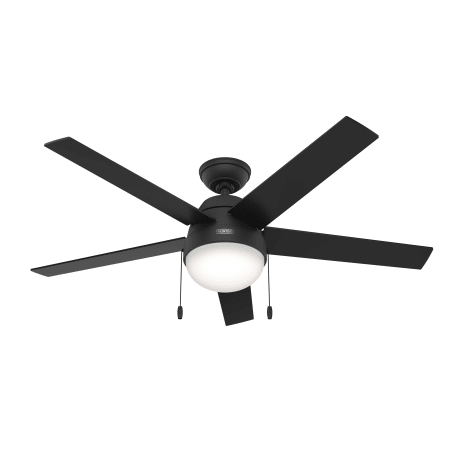 Hunter Anslee 52" 5 Blade LED Indoor Ceiling Fan Matte Black