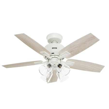 Hunter Gatlinburg 44" 5 Blade Indoor LED Ceiling Fan Matte White