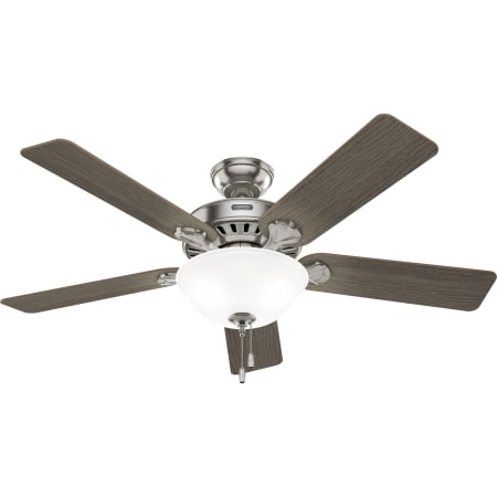 Hunter Pro's Best 52" 5 Blade Indoor LED Ceiling Fan Brushed Nickel