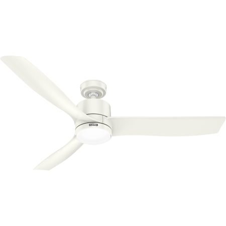 Hunter Bolsa 60" 3 Blade Indoor LED Ceiling Fan Fresh White