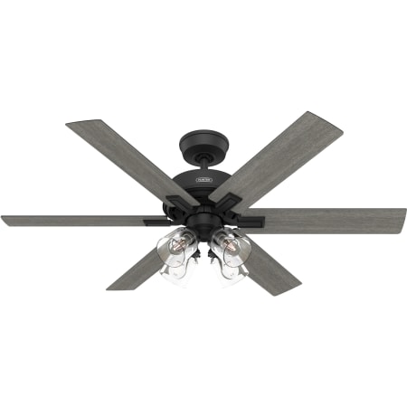 Hunter Fonthill 52" 6 Blade Indoor LED Energy Star Ceiling Fan Matte Black
