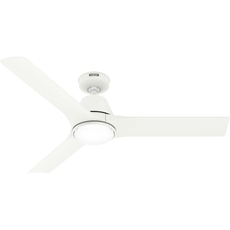 Hunter Aeronaut 52" 3 Blade Indoor / Outdoor Smart LED Energy Star Ceiling Fan Matte White