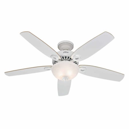 Hunter 52" Indoor Ceiling Fan - 5 Reversible Blades and LED Light Kit Included White