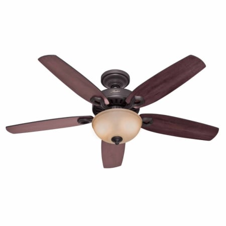 Hunter 52" Indoor Ceiling Fan - 5 Reversible Blades and LED Light Kit Included New Bronze