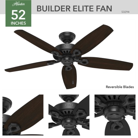 Hunter 53294 Builder Ceiling Fan Details