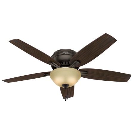 Hunter Newsome 52" 5 Blade Hugger Indoor LED Ceiling Fan Premier Bronze