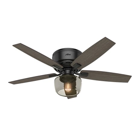 Hunter Bennett 52" 5 Blade Indoor LED Ceiling Fan Matte Black