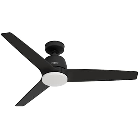 Hunter Malden 52" 3 Blade Indoor Adjustable CCT LED Ceiling Fan Matte Black