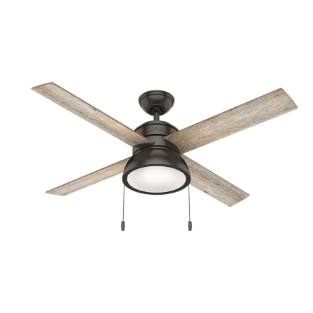 Hunter Loki 52" 4 Blade LED Indoor Ceiling Fan Noble Bronze